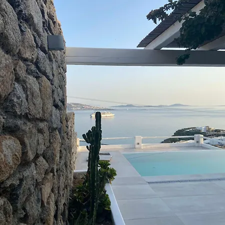 Villa Mykonian Luxury Azure W Sea View And Pool